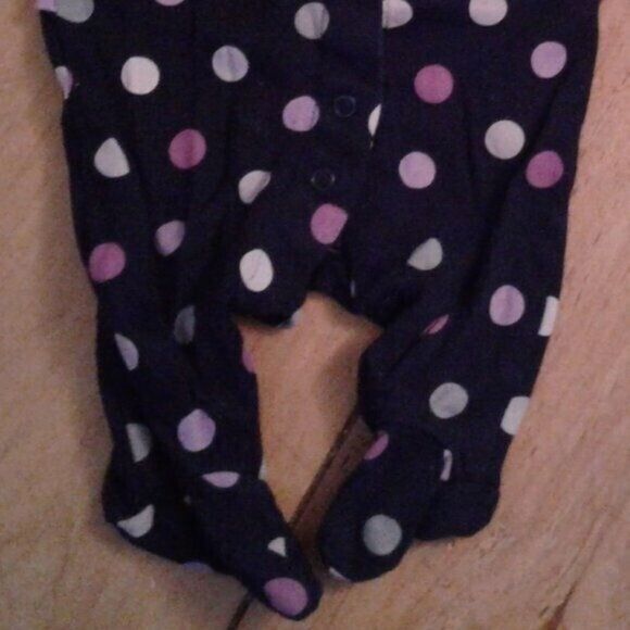 Carter's Baby Girl 3 Month Auntie Adores Me Matching Set Polka Dots & Ruffles - Picture 5 of 8